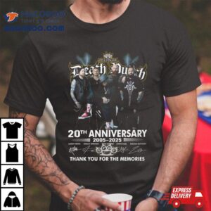 Five Finger Death Punch 20th Anniversary 2005 2025 Thank You For The Memories Shirt