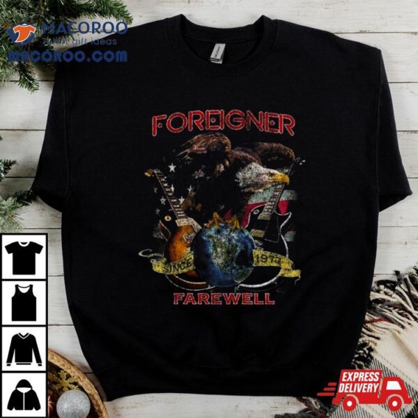 Foreigner Farewell Eagle Tour 2024 Shirt