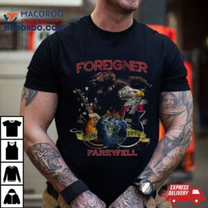 Foreigner Farewell Eagle Tour Tshirt