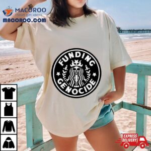 Funding Genocide Logo Tshirt