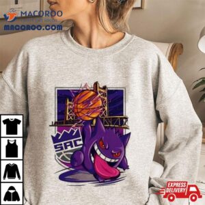 Gengar Sacramento Kings Basketball Fighting Tshirt