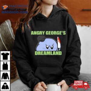 George Kirby Wearing Angry George S Dreamland Tshirt