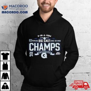 Georgetown Hoyas 2024 Big East Men’s Swimming & Diving Champions Shirt