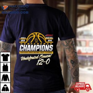 Gibson Southern Lady Titans Ihsaa State Girl Basketball Conference Champions Undefeated Season Tshirt