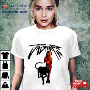 Girl And Black Panther Tabiar Tshirt