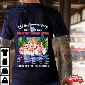 Gonzaga Bulldogs 137th Anniversary 1887 2024 Mccarthey Athletic Center Thank You For The Memories Shirt