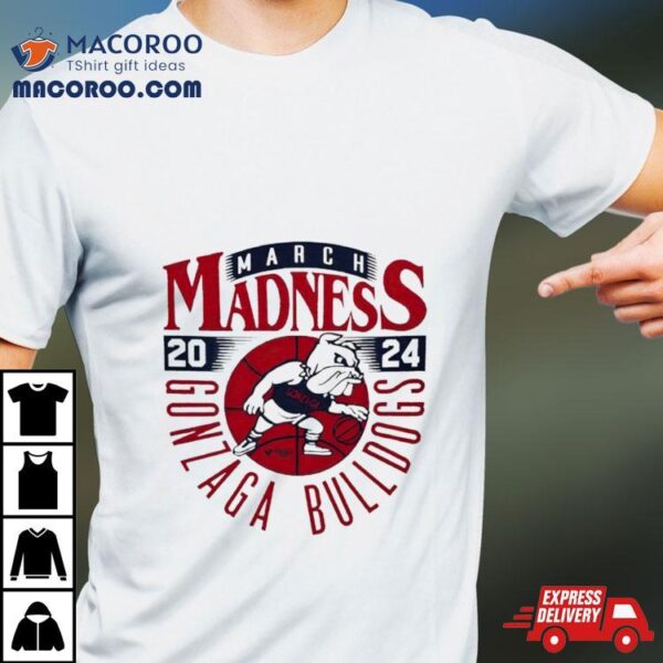 Gonzaga Bulldogs 2024 March Madness Mascoshirt