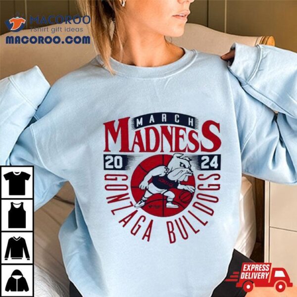 Gonzaga Bulldogs 2024 March Madness Mascoshirt