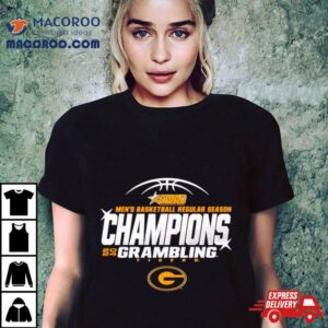 Grambling State Tigers Swac Men S Basketball Regular Season Champions Tshirt