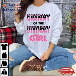 Granny Of The Birthday Girl Mouse Theme Party Shirt