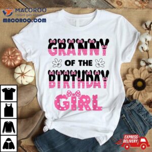 Granny Of The Birthday Girl Mouse Theme Party Tshirt