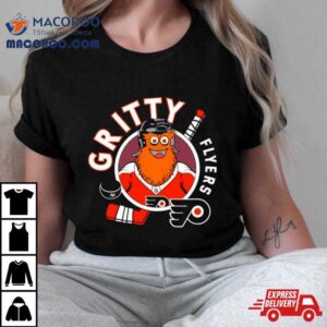 Gritty Flyers Helmet Player Philadelphia Hockey Tshirt