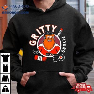 Gritty Flyers Helmet Player Philadelphia Hockey Tshirt