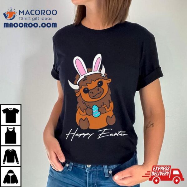 Happy Easter Buffalo Bunny Shirt