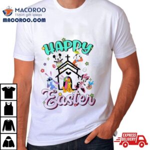 Happy Easter Disney Bunny Characters Tshirt