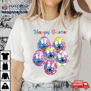 Happy Easter Disney Stitch Bunny Tshirt