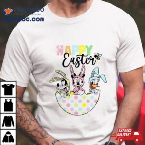 Happy Easter Minnie Friends Egg Tshirt