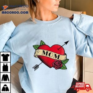 Heart Mom Tattoo Shirt