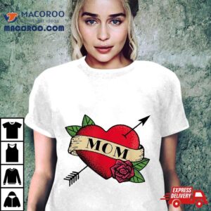 Heart Mom Tattoo Tshirt