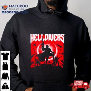 Helldivers Game In The Style Of Doom Tshirt