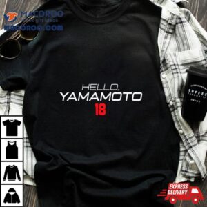 Hello Yamamoto Los Angeles Dodgers Baseball Tshirt