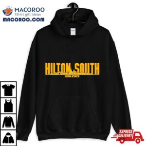 Hilton South Iowa State Ncaa Skyline Tshirt