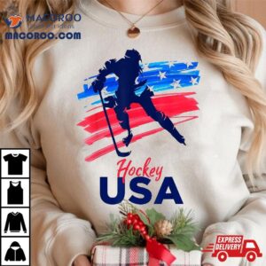 Hockey Usa Support The Team Ice Lover Tshirt