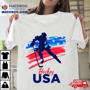 Hockey Usa Support The Team Ice Lover Tshirt