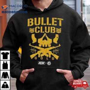 Hot Topic All Elite Wrestling Bullet Club Gold Aew Tshirt