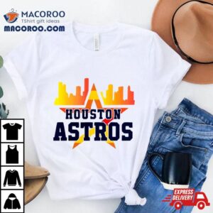 Houston Astros Skyline Baseball 2024 Shirt