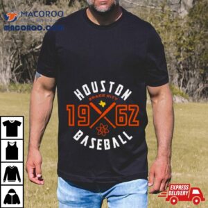 Houston Baseball Texas Map Space City Tshirt