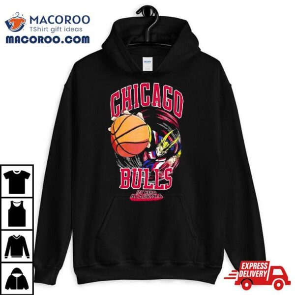 Hyperfly Chicago Bulls Nba X My Hero Academia All Might Smash Shirt