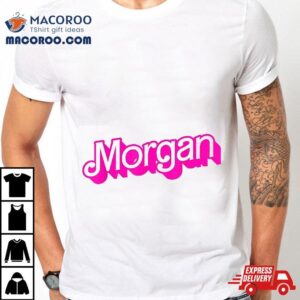 I Love Morgan Heart Personalized Name Tshirt
