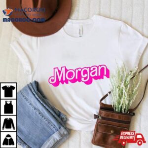 I Love Morgan Heart Personalized Name Tshirt