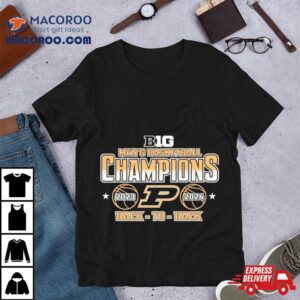 Ig Mens Basketball Champions Purdue Boilermakers Back To Back Tshirt