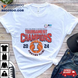 Illinois Fighting Illini Big Ten Men S Basketball Conference Tournament Champions Tshirt