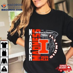 Illinois Fighting Illini Ncaa Basketball The Road To Phoenix March Madness Tshirt