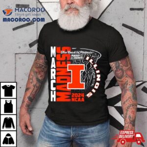 Illinois Fighting Illini Ncaa Basketball The Road To Phoenix March Madness Tshirt