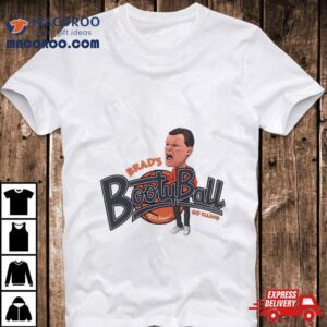 Illinois Mens Basketball Booty Ball Cartoon Tshirt