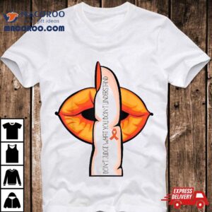 In April We Wear Orange Infertility Awareness Week Shirt