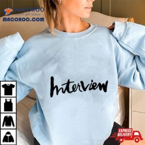 Interview Classic Logo Shirt