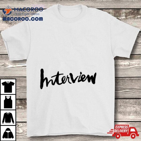 Interview Classic Logo Shirt