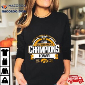 Iowa Hawkeyes Big Ten Women S Basketball Conference Tournament Champions Locker Room Tshirt