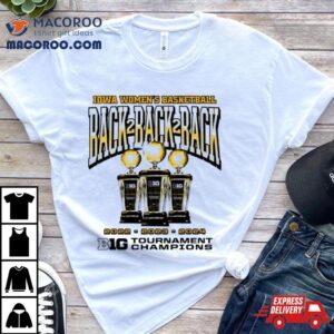 Iowa Hawkeyes Peat Big Tournament Champions Tshirt