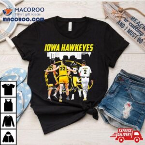 Iowa Hawkeyes Sport Team Krikke Clark Mcnamara And Mitchell Signatures Tshirt