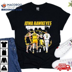 Iowa Hawkeyes Team Sports Skyline Signatures Shirt