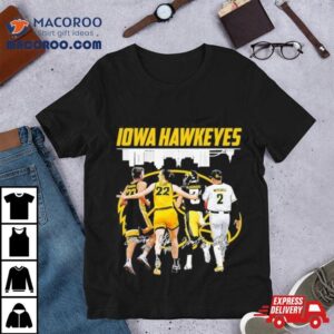 Iowa Hawkeyes Team Sports Skyline Signatures Tshirt