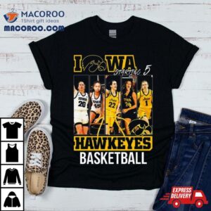 Iowa Hawkeyes Women S Basketball Starting Tshirt