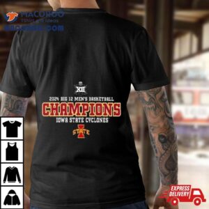 Iowa State Cyclones 2024 Big 12 Men’s Basketball Conference Tournament Champions Brackeshirt