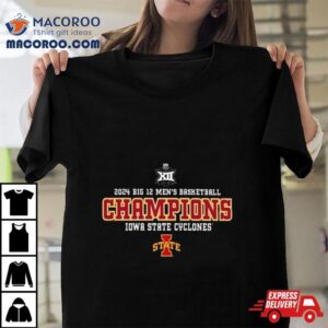 Iowa State Cyclones Big Men S Basketball Conference Tournament Champions Bracke Tshirt